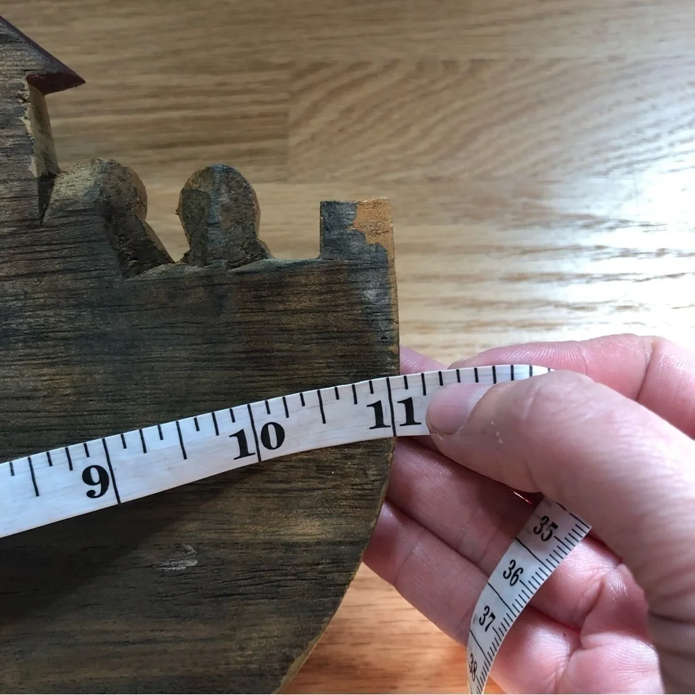 Vintage Noah’s Ark Coat Rack Hook Hanging Animals Elephant Giraffe Kids Room